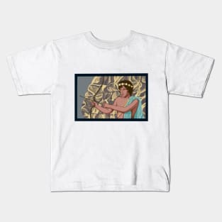 Gitone as Cupid from Fellini's Satyricon Kids T-Shirt